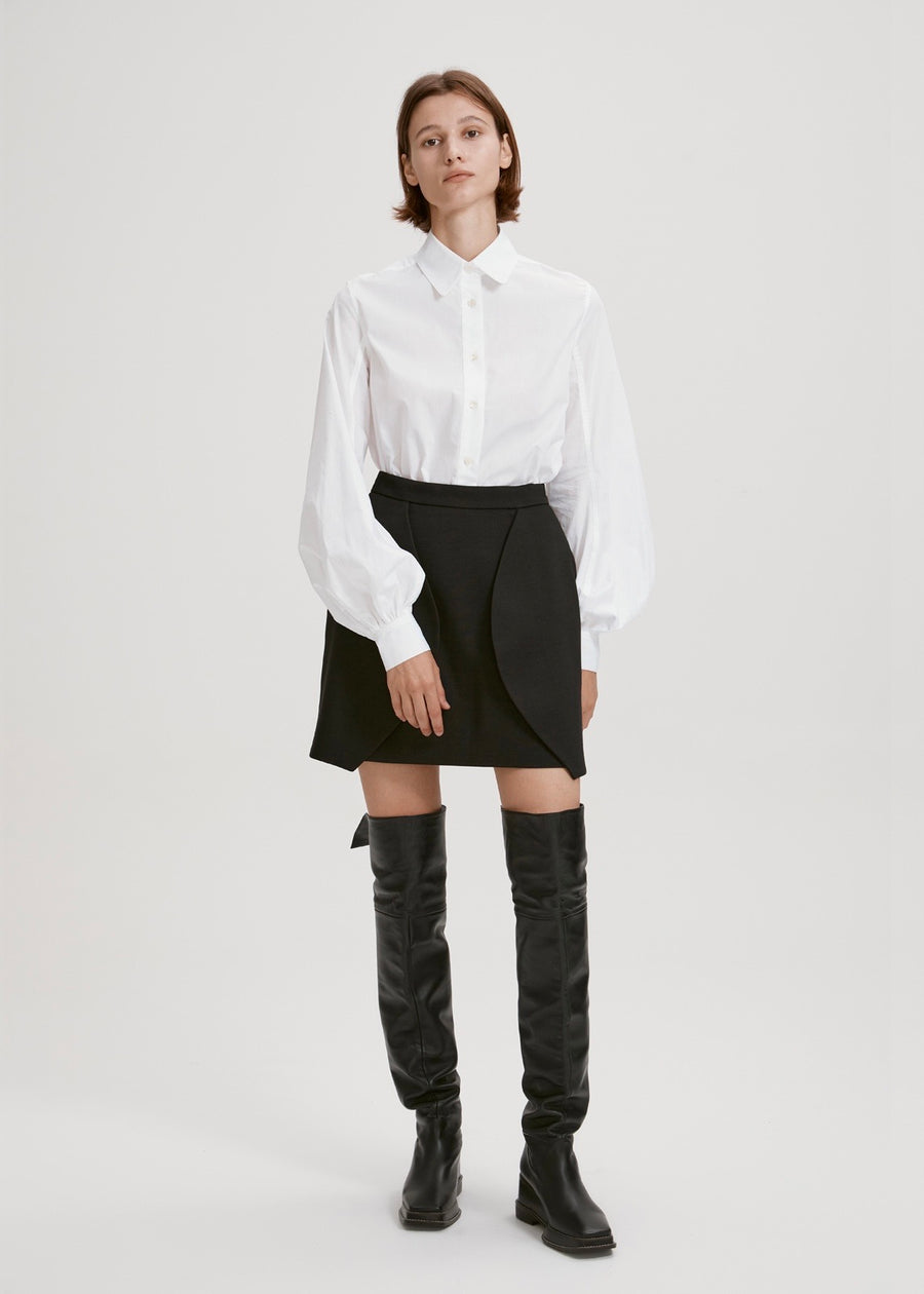 GATHERED SLEEVE SHIRT | RECTO