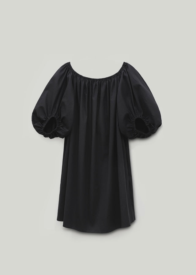 [Re-stock] Mimosa puff-sleeve dress (Black)
