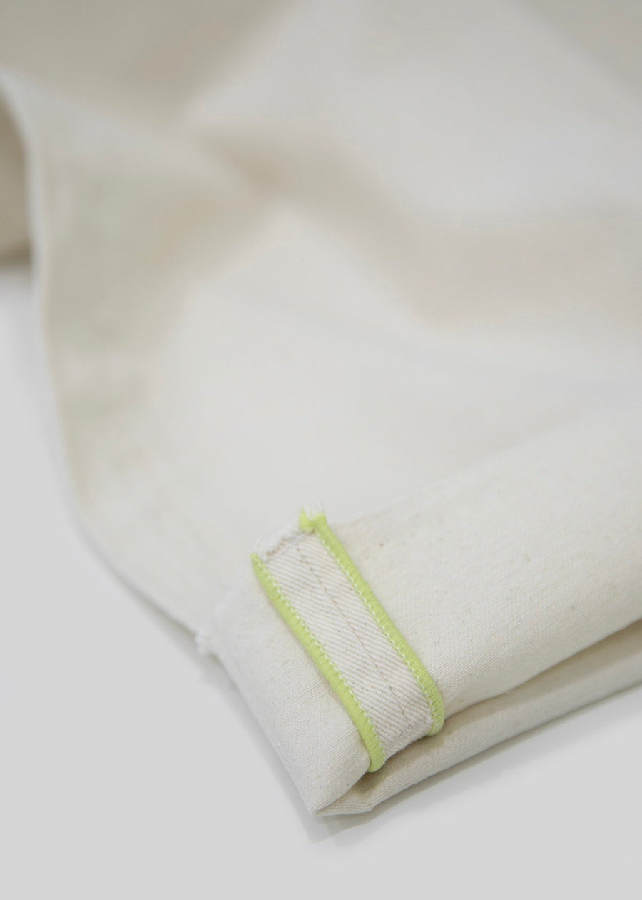[1st Re-Order] Marcel Denim Pants (Cream)