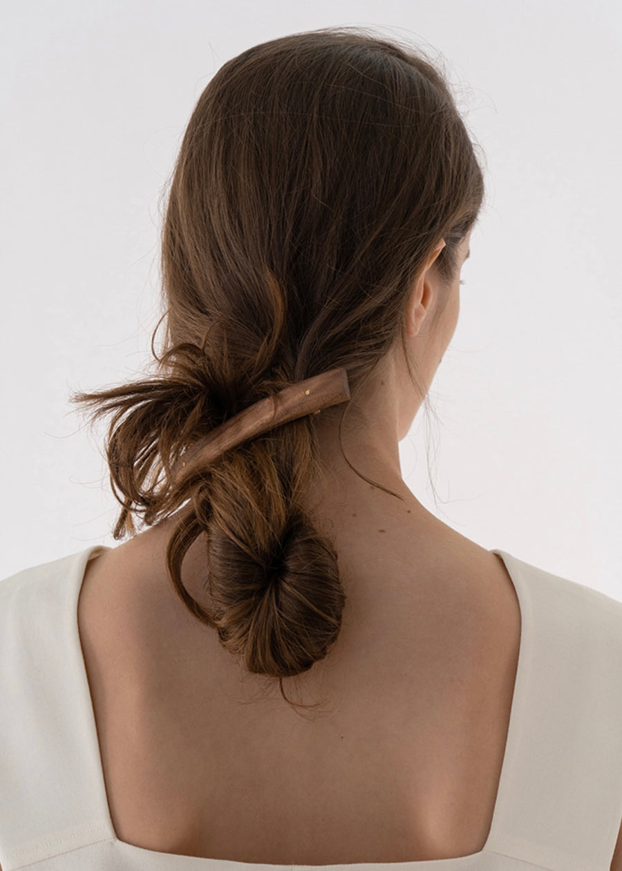 Wood hairpin (Walnut)